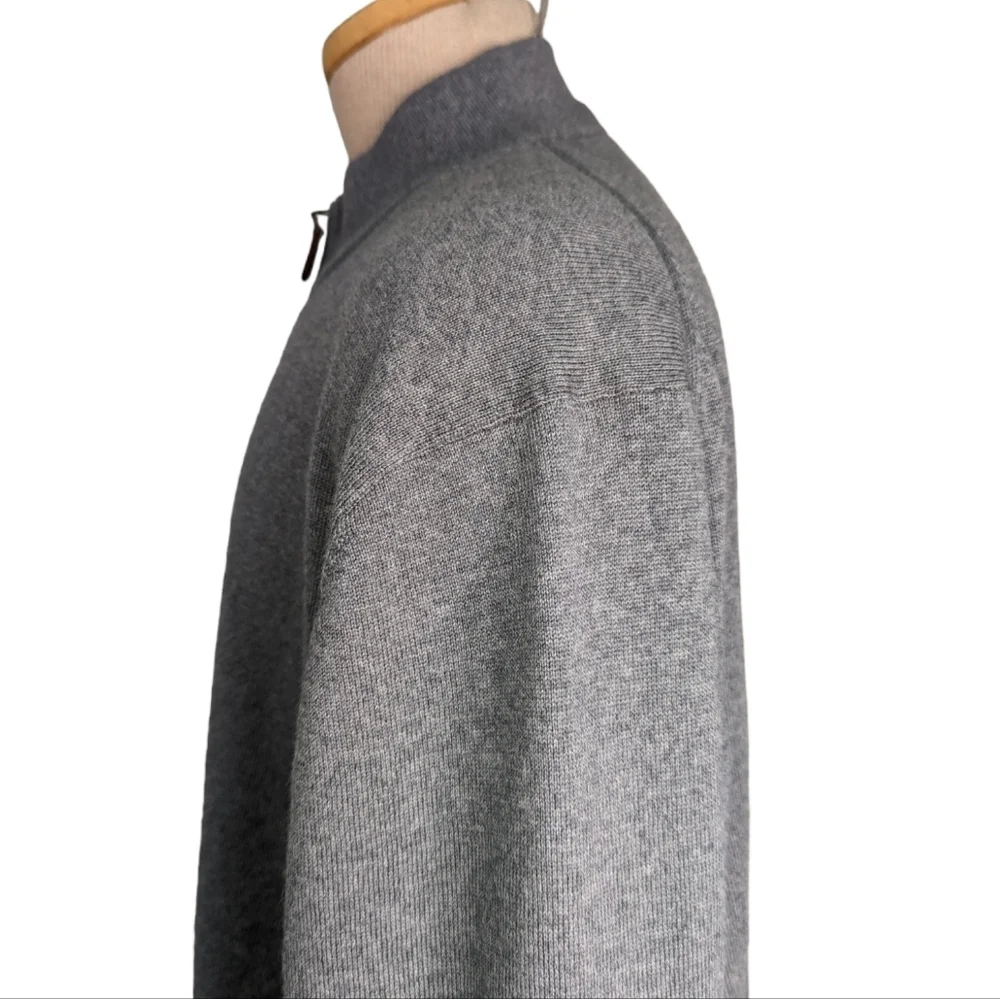 Martin Mens Gray 100% Merino Wool Fully Lined Sweater. .Size XXL